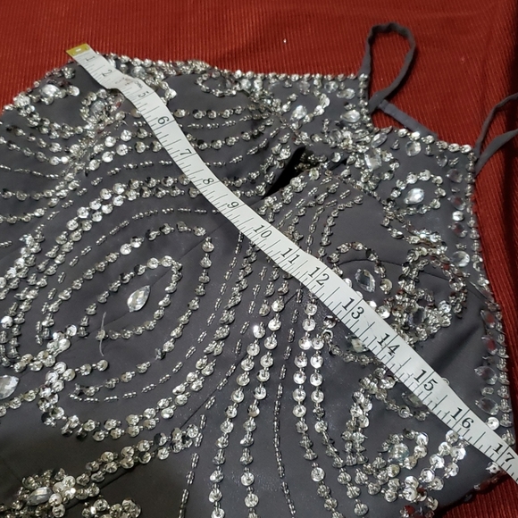 FORMAL Long Dress with Train Woman Size M - Picture 4 of 11